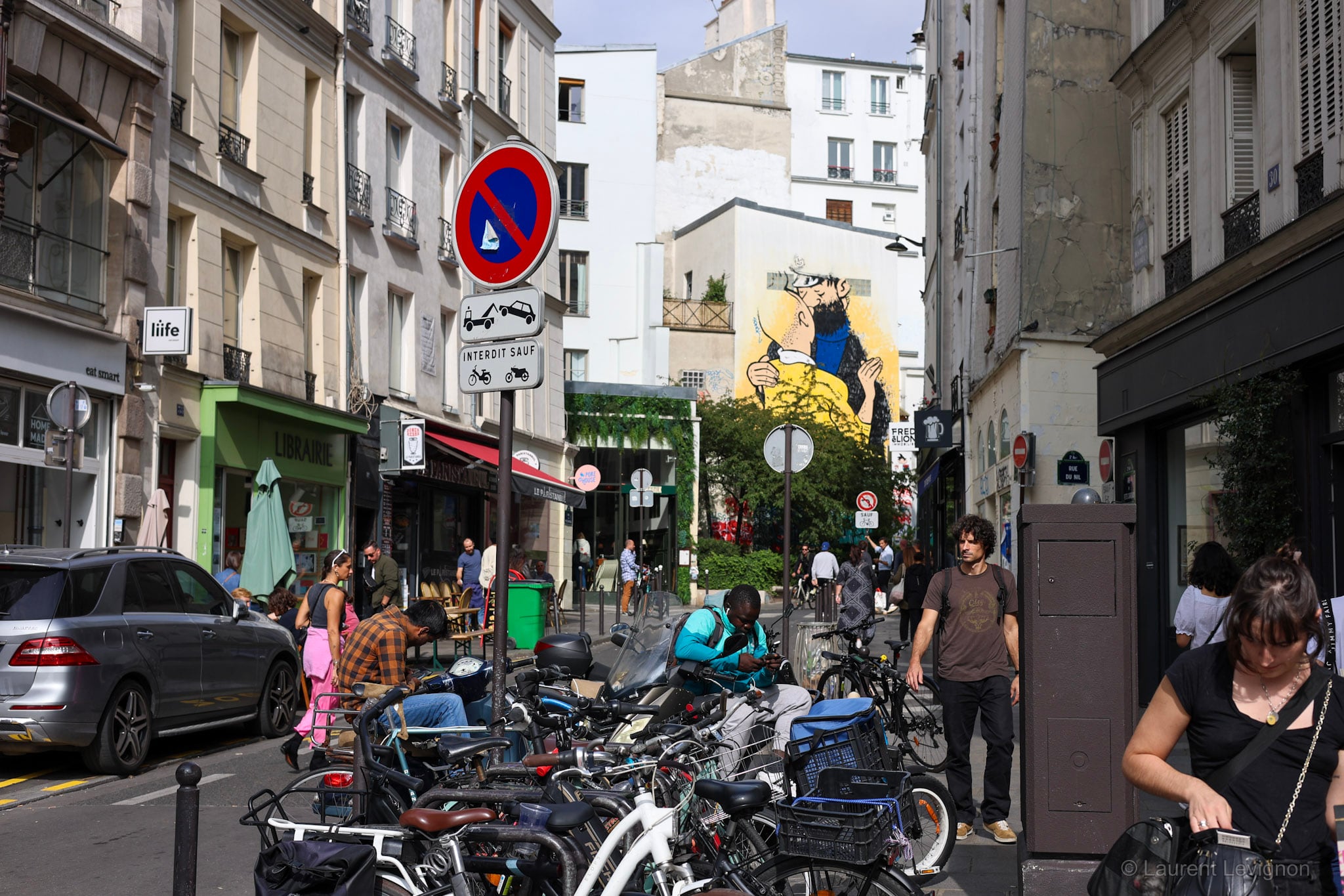 Fresque murale, Paris, septembre 2023.