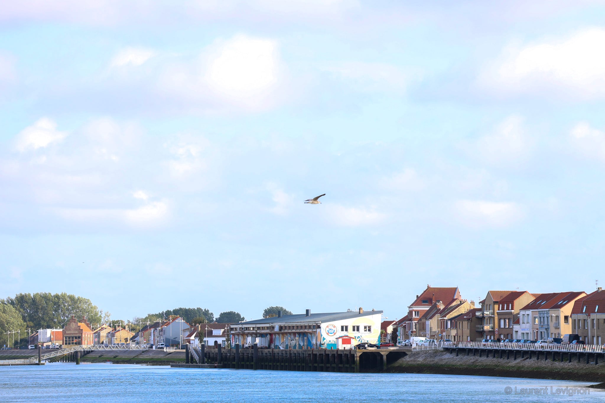 L'estuaire de l'Aa, entre Petit-Fort-Philippe et Grand-Fort-Philippe.